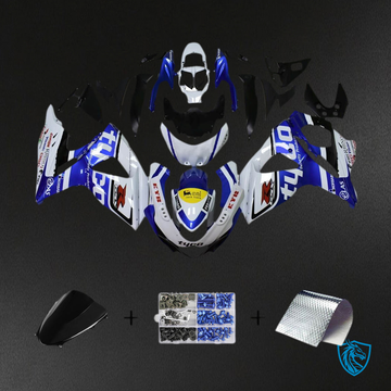 Suzuki GSXR1000 (2009-2016) Blue, White & Black K9 - MERGEment Motorcycle Fairings Kit