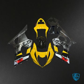 Suzuki GSXR1000 (2003-2004) 24 Yellow, Black & Red Generic Fairing Kit | ABS Bodywork