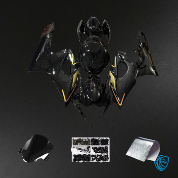 Suzuki GSXR1000 (2005-2006) Glod & Gloss Black Injection Fairing Kit - Aftermarket ABS Bodywork