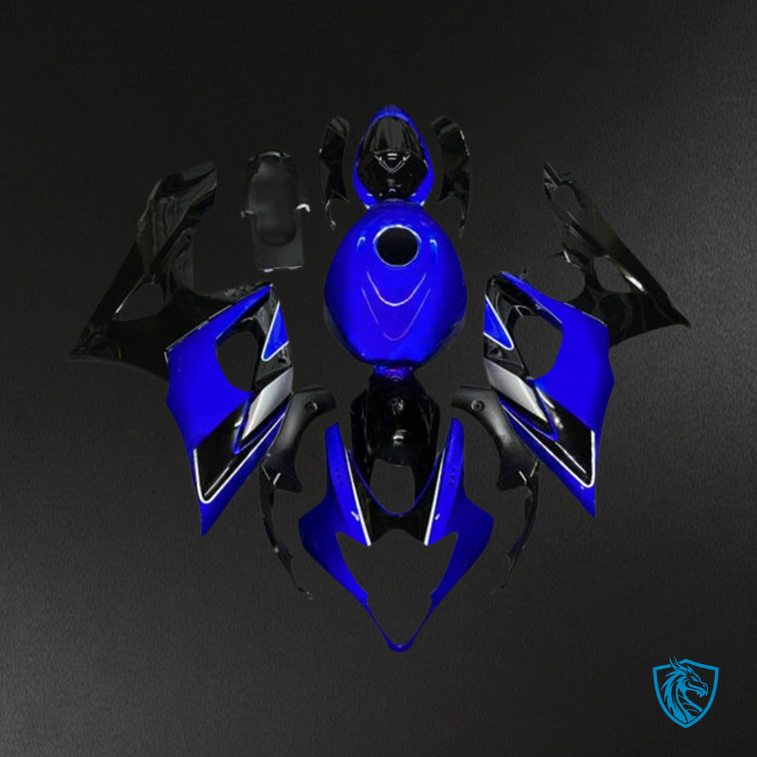 Suzuki GSXR1000 (2005-2006) Gloss Blue & Black Injection Fairing Kit | ABS Bodywork