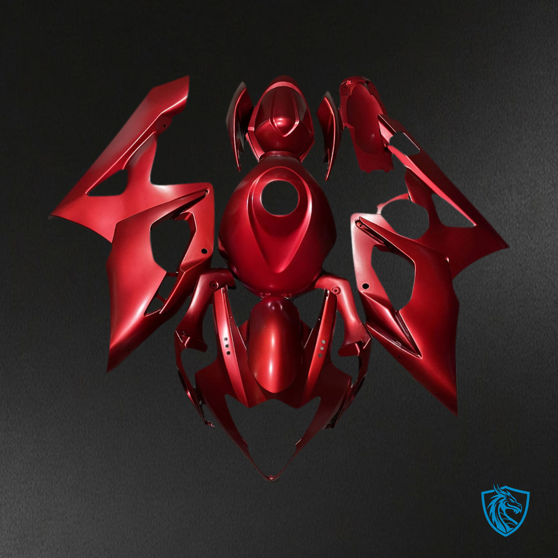 Suzuki GSXR1000 (2005-2006) Gloss Red & Black K5 Injection - Custom ABS Fairing Kit