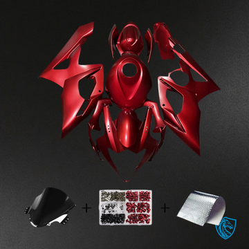 Suzuki GSXR1000 (2005-2006) Gloss Red & Black K5 Injection - Custom ABS Fairing Kit
