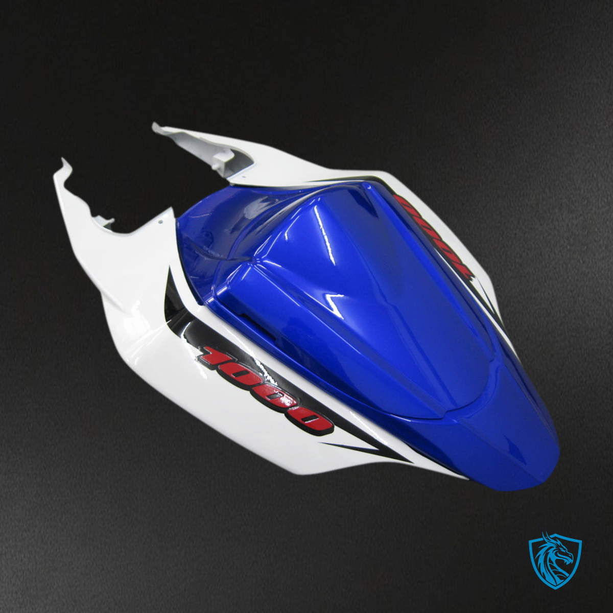 Suzuki GSXR1000 (2007-2008) Blue, Black & White Generic Fairing Kit - Aftermarket ABS Bodywork