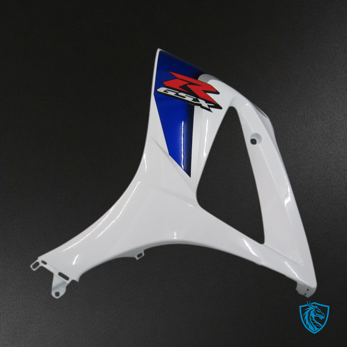 Suzuki GSXR1000 (2007-2008) Blue, Black & White Generic Fairing Kit - Aftermarket ABS Bodywork