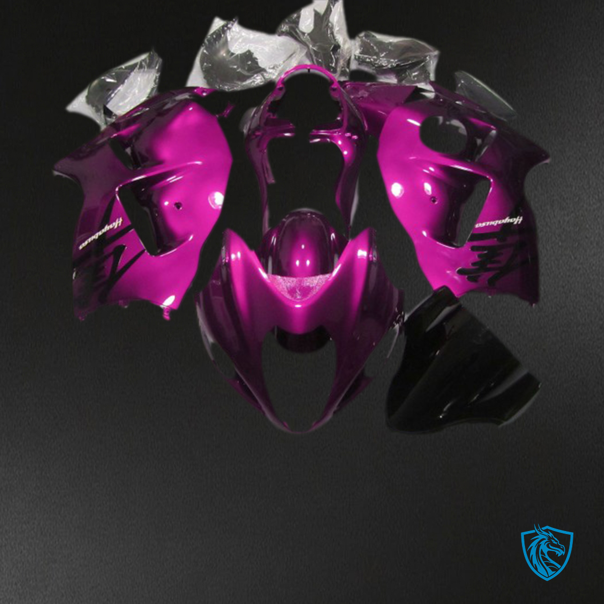 Suzuki GSXR 1300 (1997-2007) Dark Pink Motorcycle Fairings Kit | ABS Bodywork