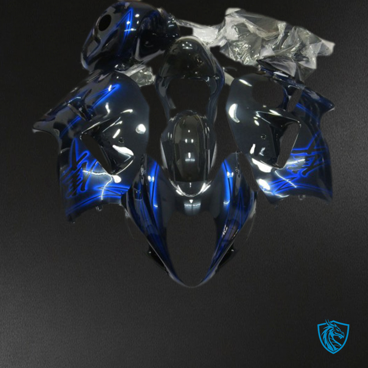 Suzuki GSXR 1300 (1997-2007) Electric Blue Motorcycle Fairings Kit | ABS Bodywork