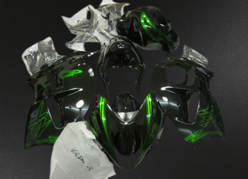 Suzuki GSXR 1300 (1997-2007) Electric Green Motorcycle - Custom ABS Fairing Kit