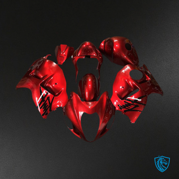 Suzuki GSXR 1300 (1997-2007) Fire Red Glossy - MERGEment Motorcycle Fairings Kit