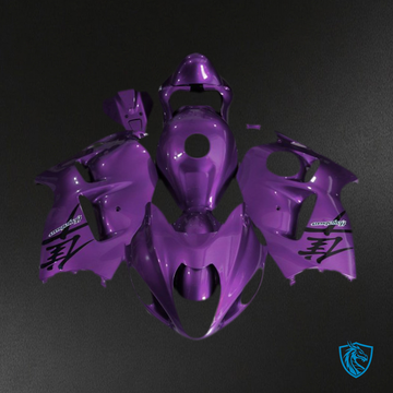 Suzuki GSXR 1300 (1997-2007) Gloss Purple Motorcycle Fairings Kit - Aftermarket ABS Bodywork