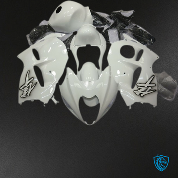 Suzuki GSXR 1300 (1997-2007) Gloss White Motorcycle Fairings Kit | ABS Bodywork
