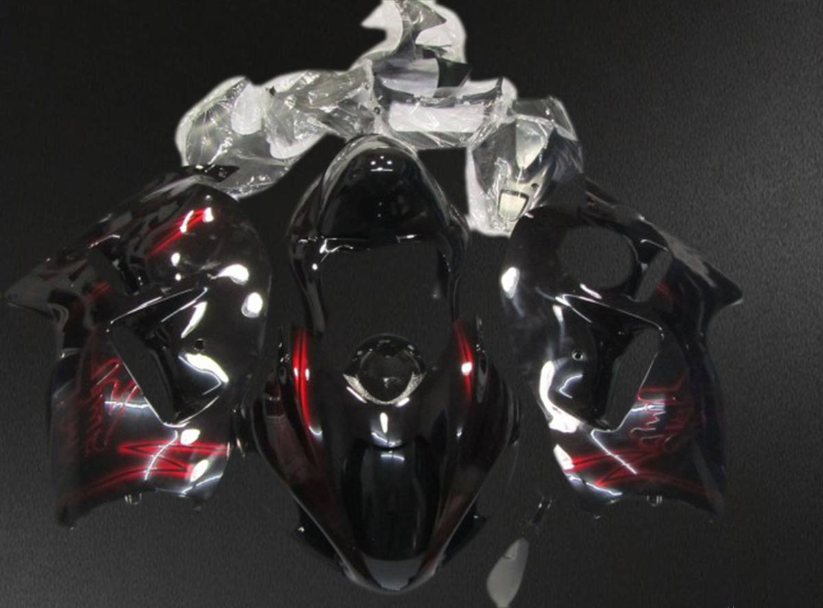 Suzuki GSXR 1300 (1997-2007) Red Deep Gloss Motorcycle Fairings Kit | ABS Bodywork