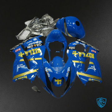Suzuki GSXR 1300 (1997-2007) Blue Rizla Motorcycle - Custom ABS Fairing Kit