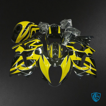 Suzuki GSXR 1300 (1997-2007) Yellow & Black - MERGEment Motorcycle Fairings Kit