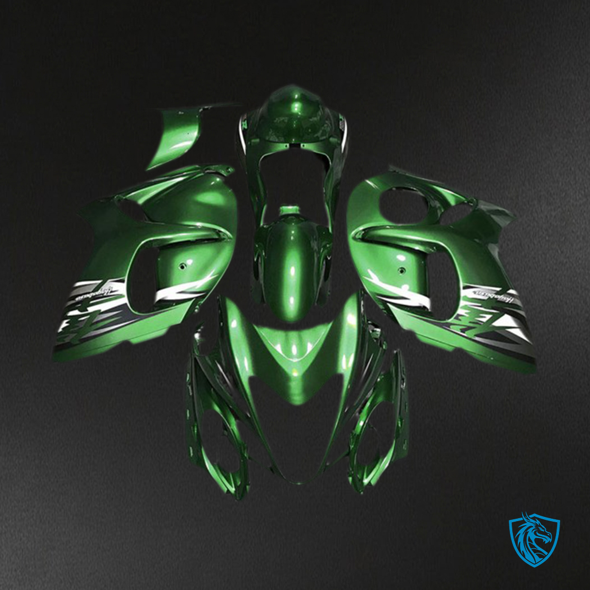 Suzuki GSXR 1300 (2008-2020) Forest Green Motorcycle Fairings Kit | ABS Bodywork