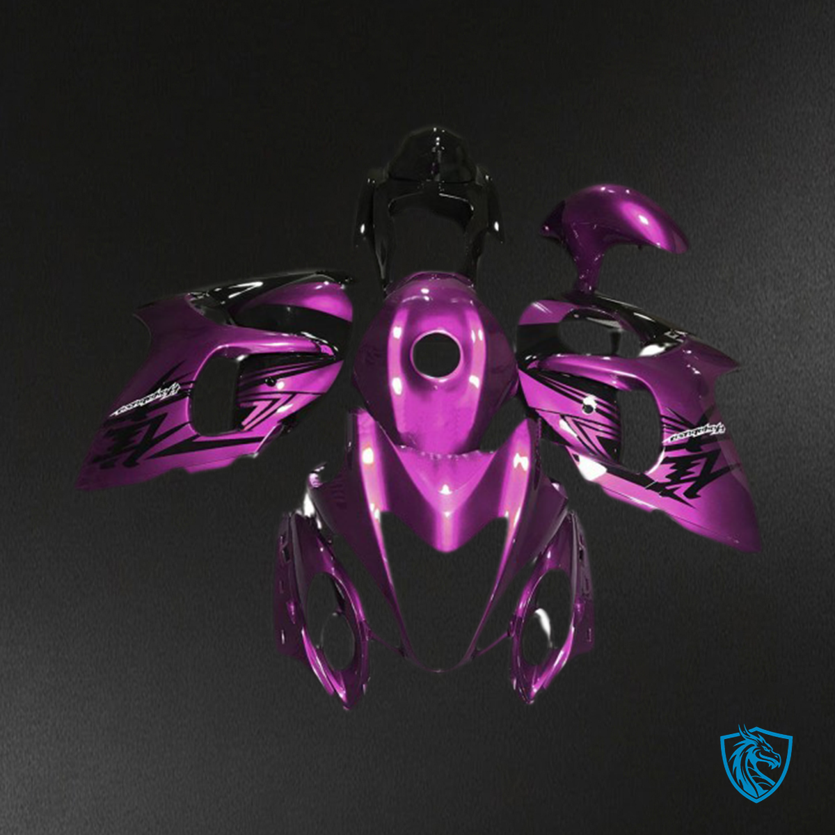 Suzuki GSXR 1300 (2008-2020) Gloss Pink Motorcycle Fairings Kit | ABS Bodywork