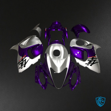 Suzuki GSXR 1300 (2008-2020) Gloss Purple & Silver - MERGEment Motorcycle Fairings Kit