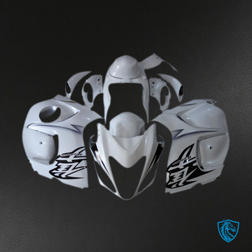 Suzuki GSXR 1300 (2008-2020) White Motorcycle Fairings Kit | ABS Bodywork