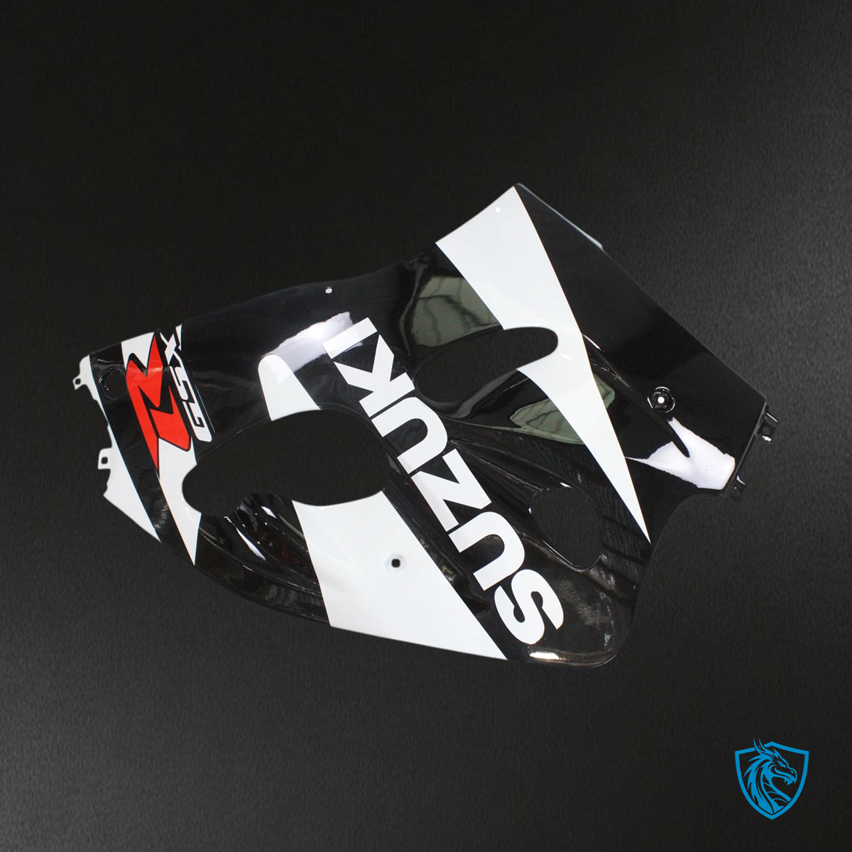 Suzuki GSXR 600-750 (1996-2000) Black & White - Fairing Kit