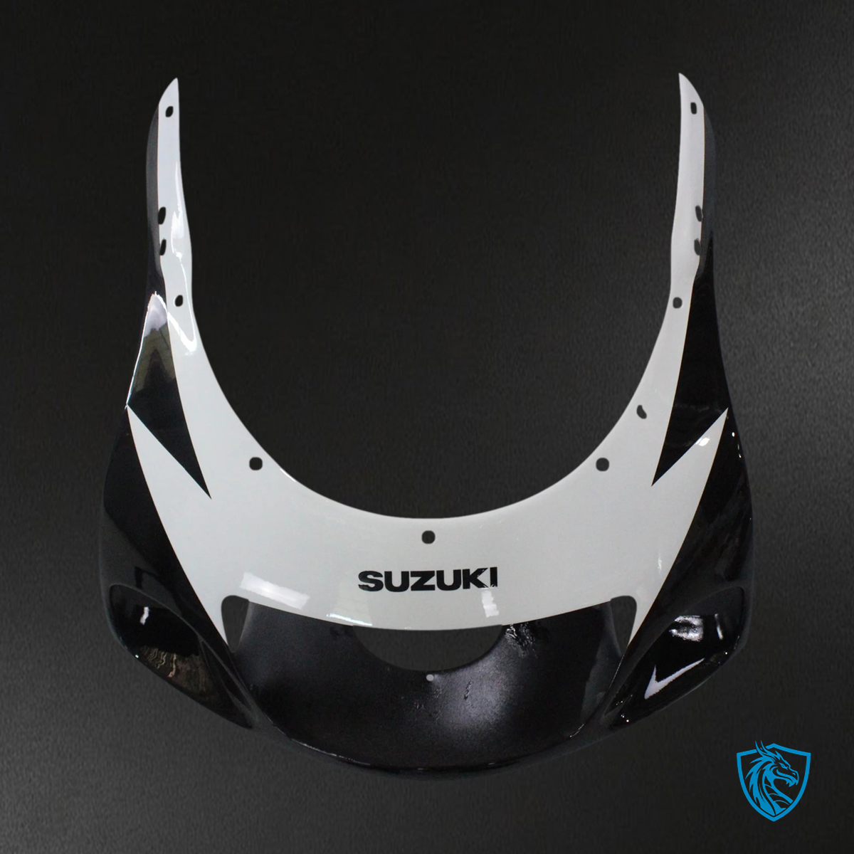 Suzuki GSXR 600-750 (1996-2000) Black & White - Fairing Kit