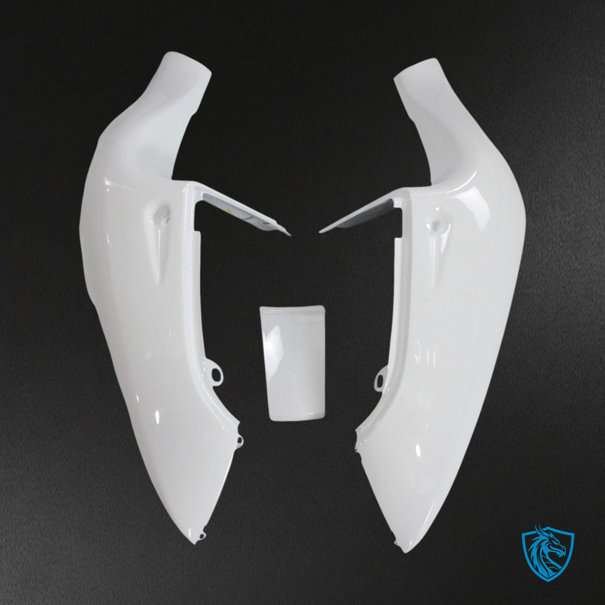Suzuki GSXR 600-750 (1996-2000) Black & White - Fairing Kit