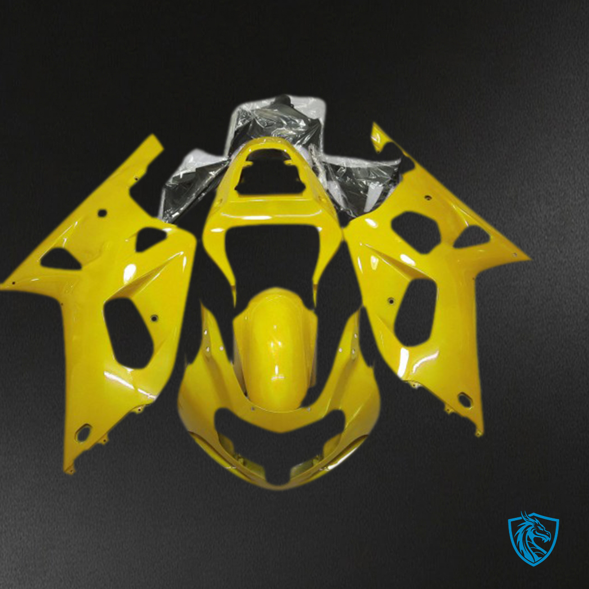 Suzuki GSXR 600-750 (2001-2003) Bright Yellow - MERGEment Motorcycle Fairings Kit