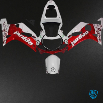 Suzuki GSXR 600-750 (2001-2003) Red Jordan - MERGEment Motorcycle Fairings Kit