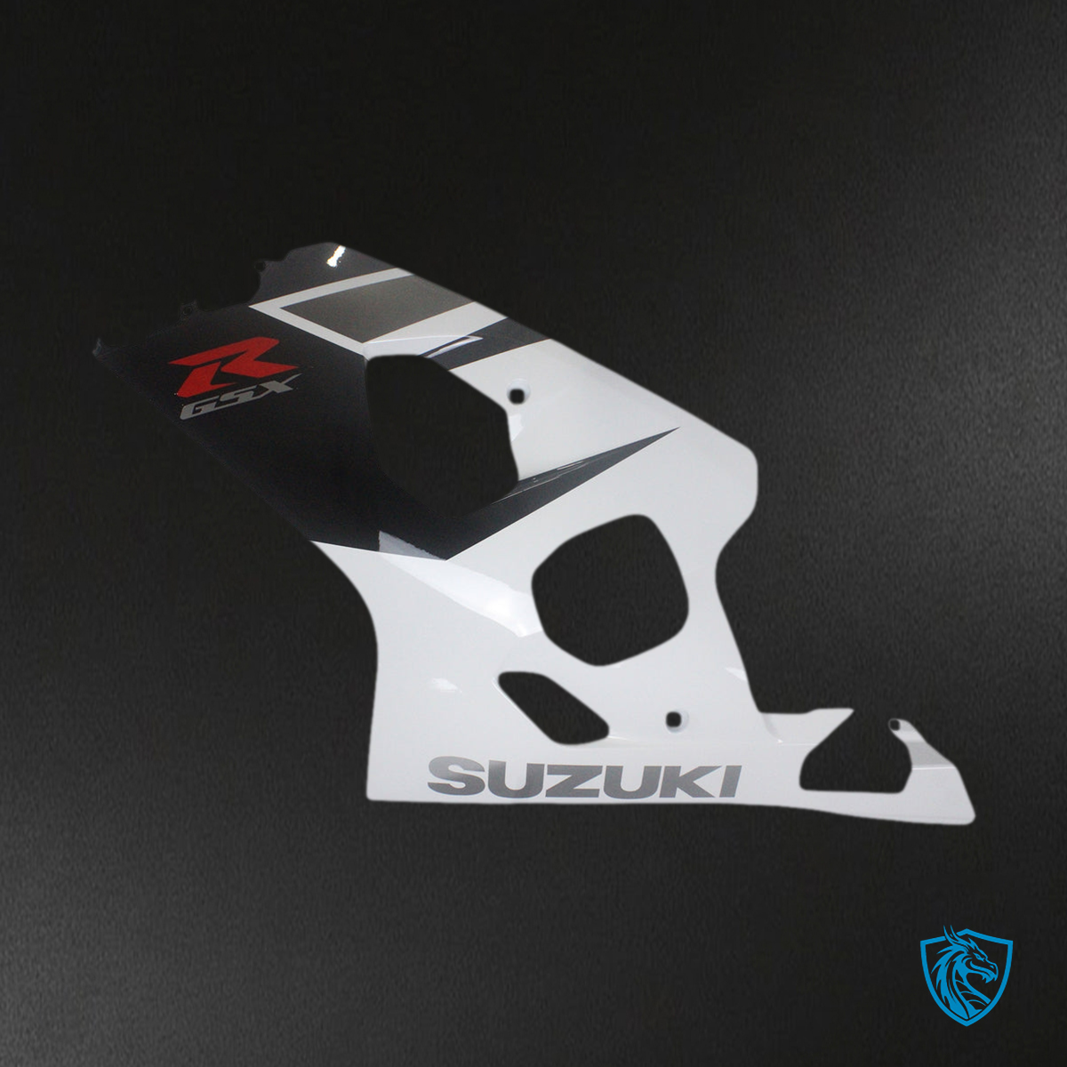 Suzuki GSXR 600-750 (2004-2005) Black & White motorcycle - Fairing Kit | ABS Bodywork