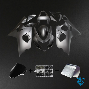 Suzuki GSXR 600-750 (2004-2005) All Matte Black - Fairing Kit