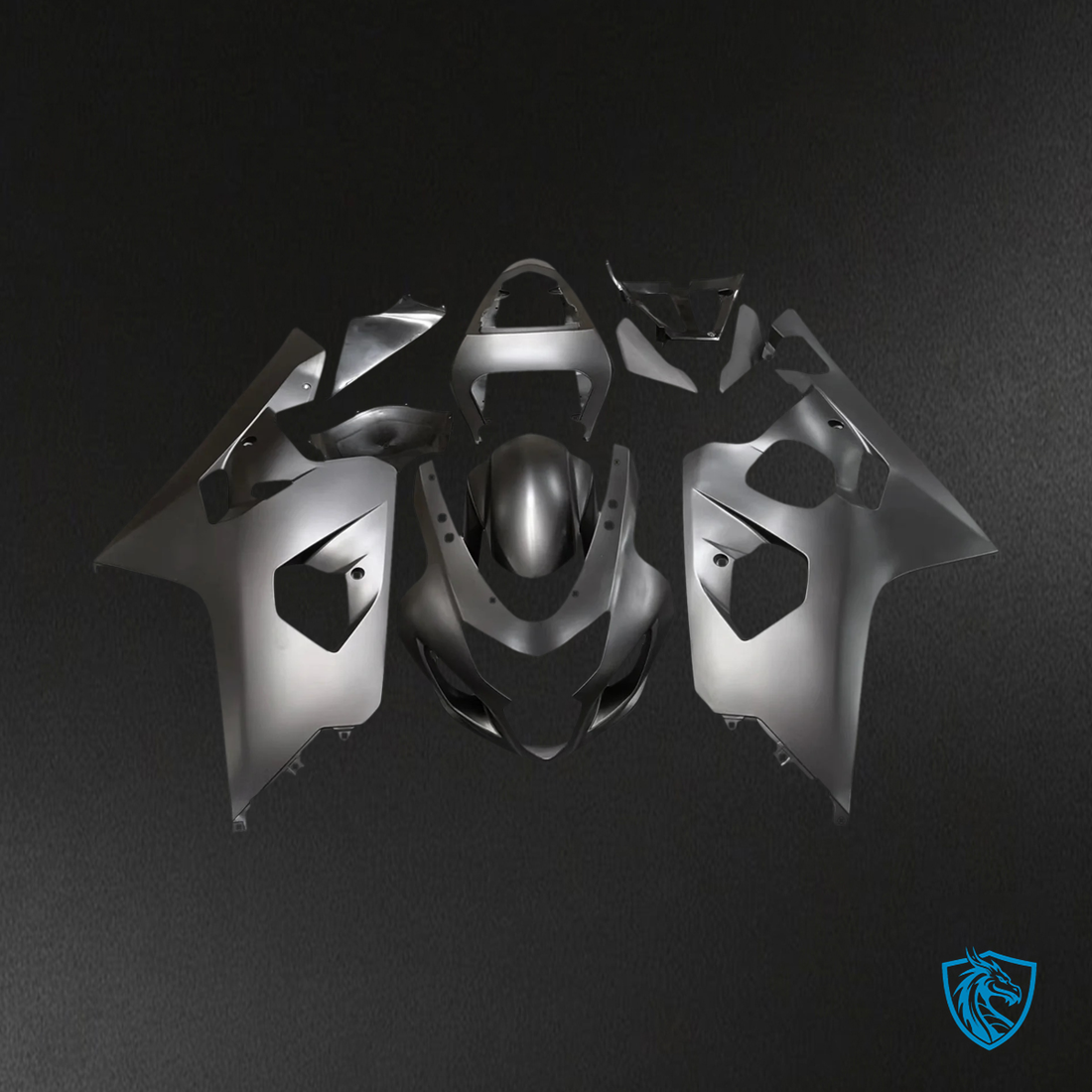 Suzuki GSXR 600-750 (2004-2005) All Matte Black - Fairing Kit