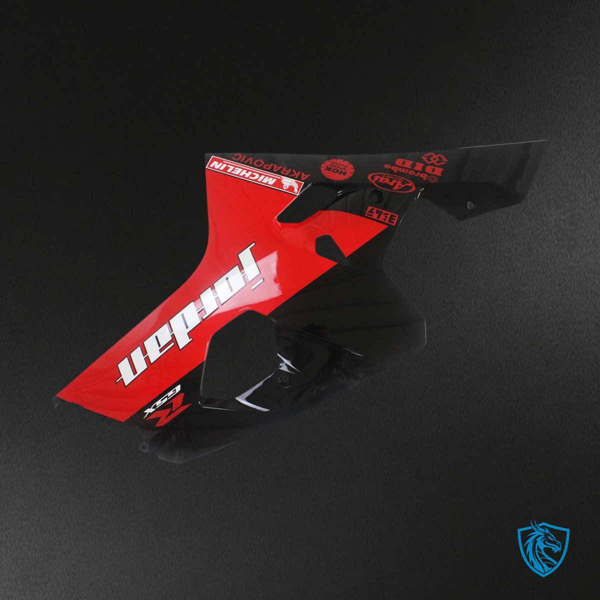 Suzuki GSXR 600-750 (2004-2005) Black & Red - Fairing Kit