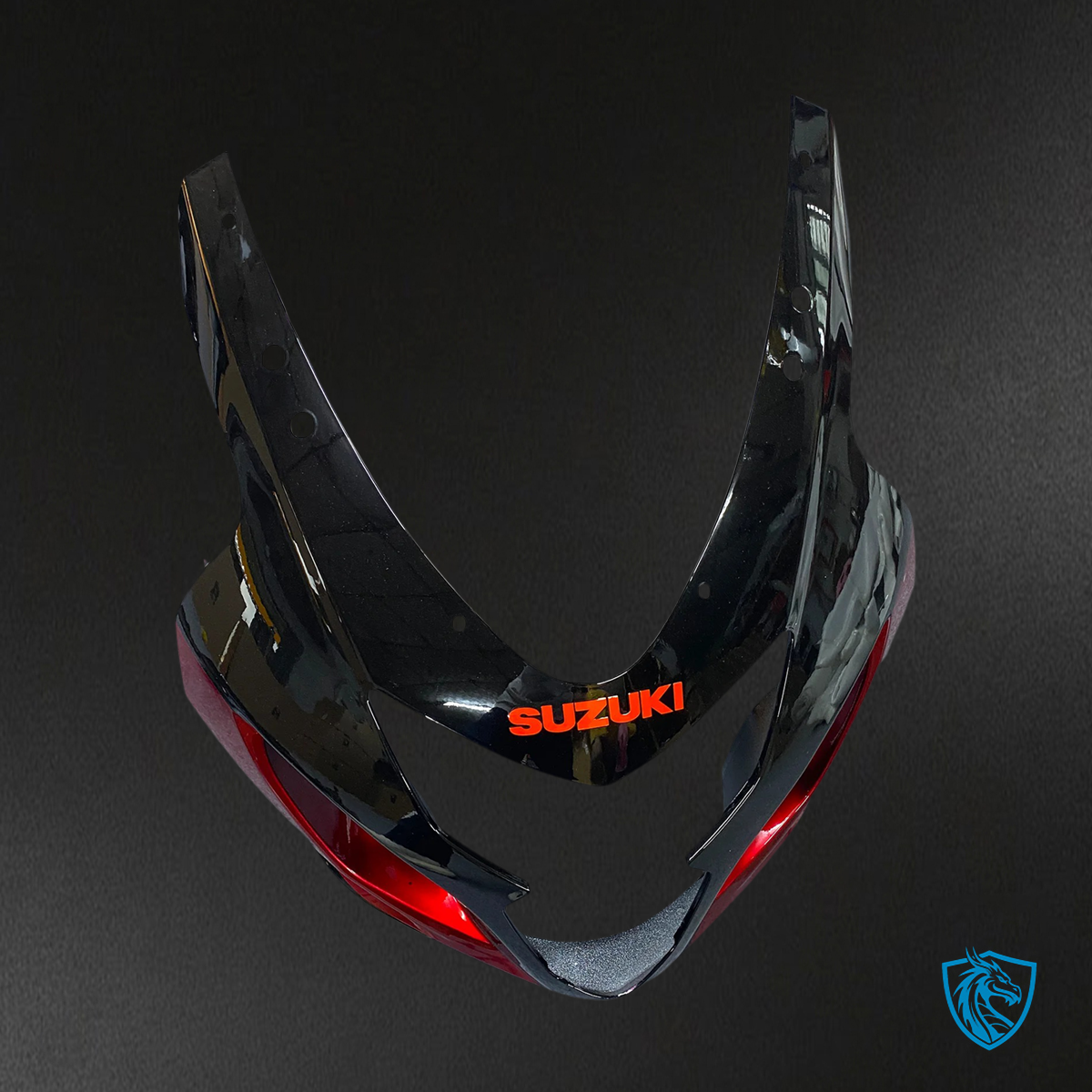 Suzuki GSXR 600-750 (2004-2005) Black with Red - Fairing Kit