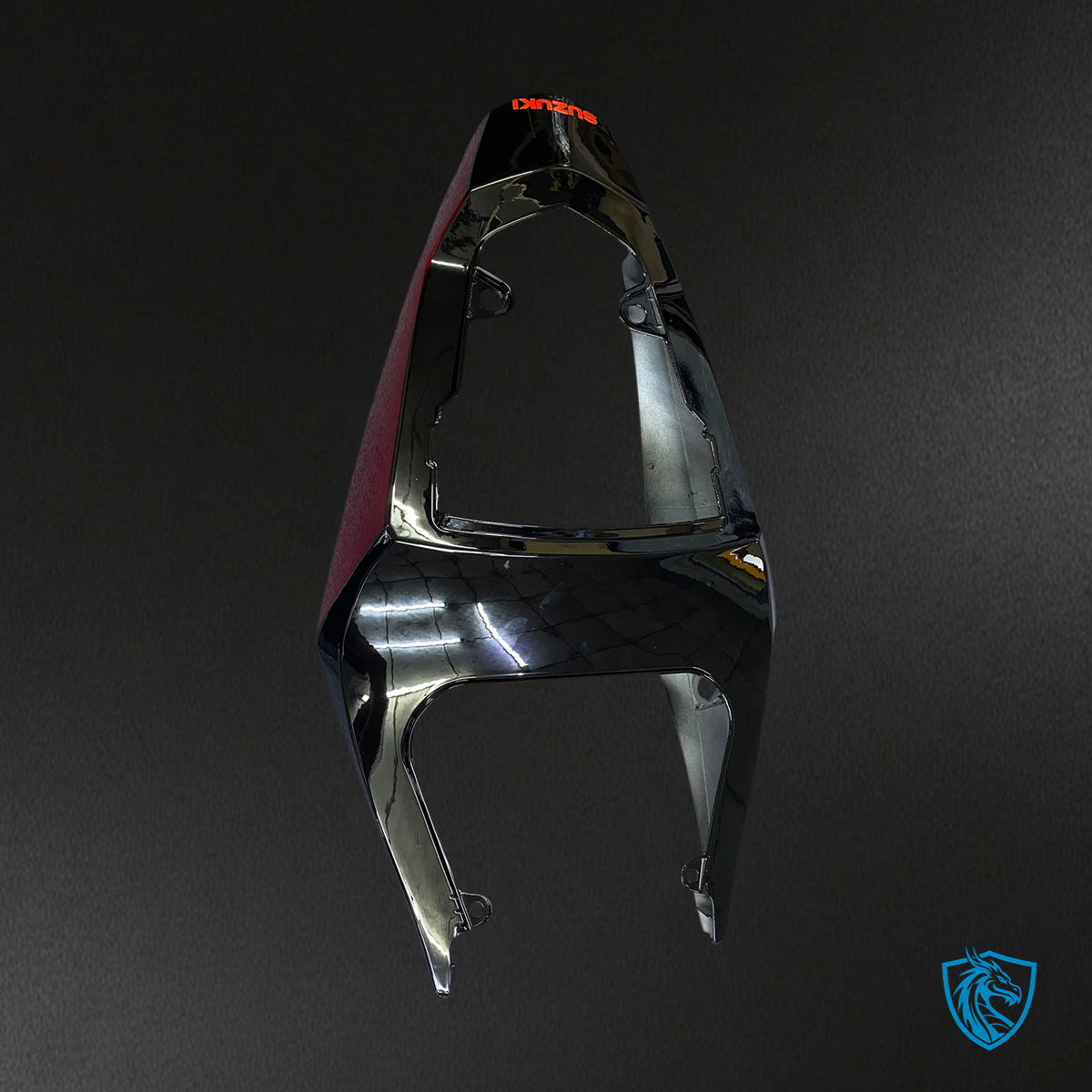Suzuki GSXR 600-750 (2004-2005) Black with Red - Fairing Kit