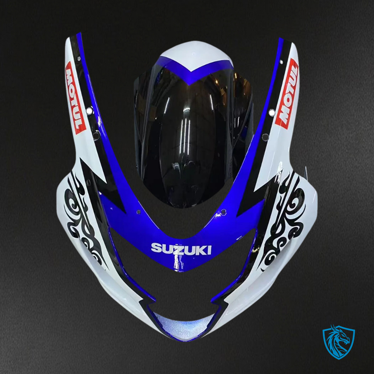Suzuki GSXR 600-750 (2004-2005) Blue, Black & White - Fairing Kit