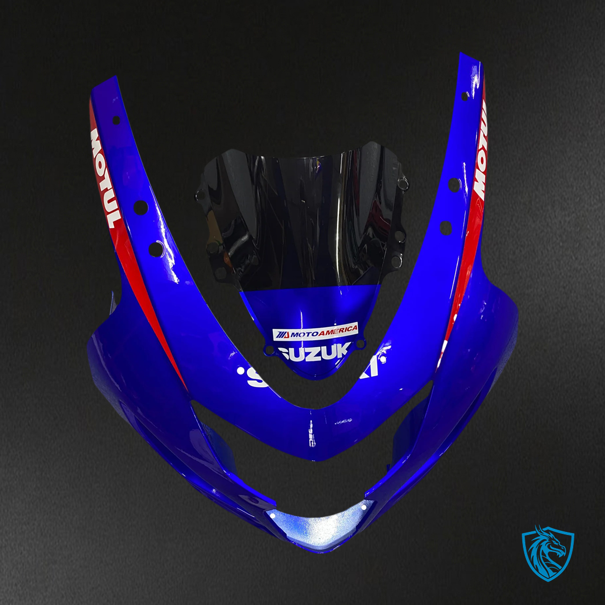 Suzuki GSXR 600-750 (2004-2005) Blue & Mix Red - Fairing Kit