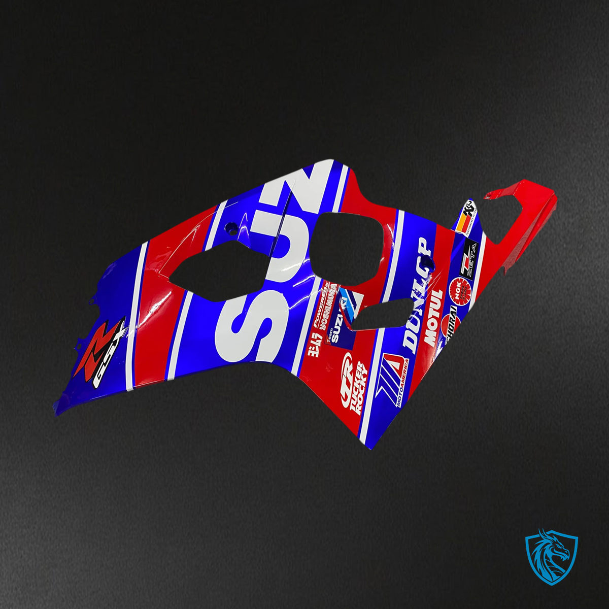 Suzuki GSXR 600-750 (2004-2005) Blue & Mix Red - Fairing Kit