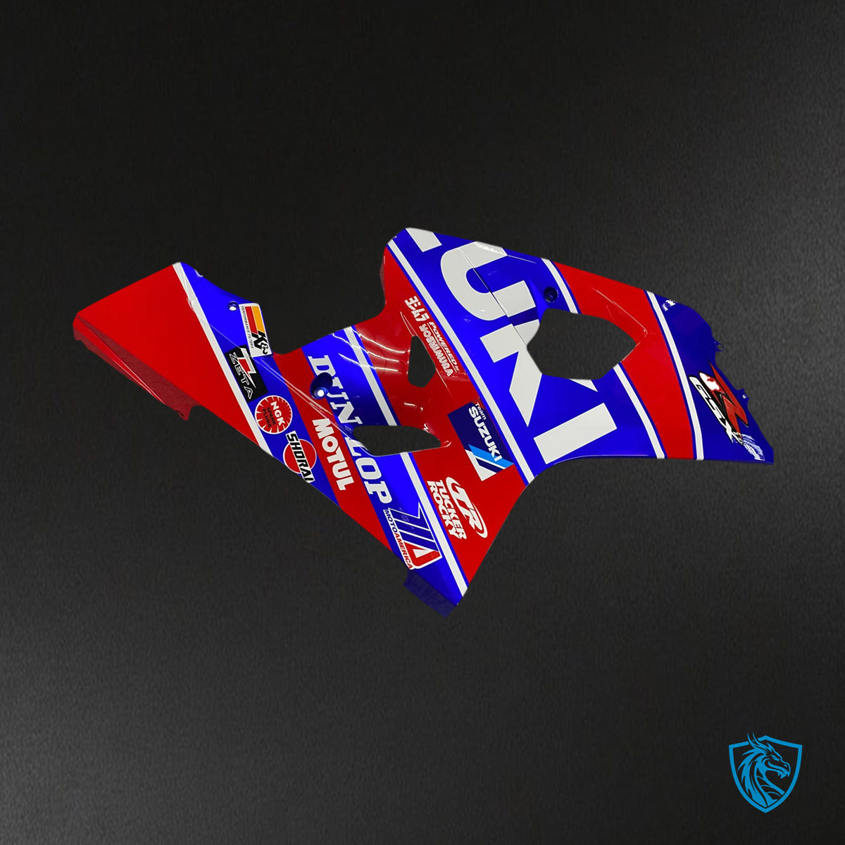 Suzuki GSXR 600-750 (2004-2005) Blue & Mix Red - Fairing Kit