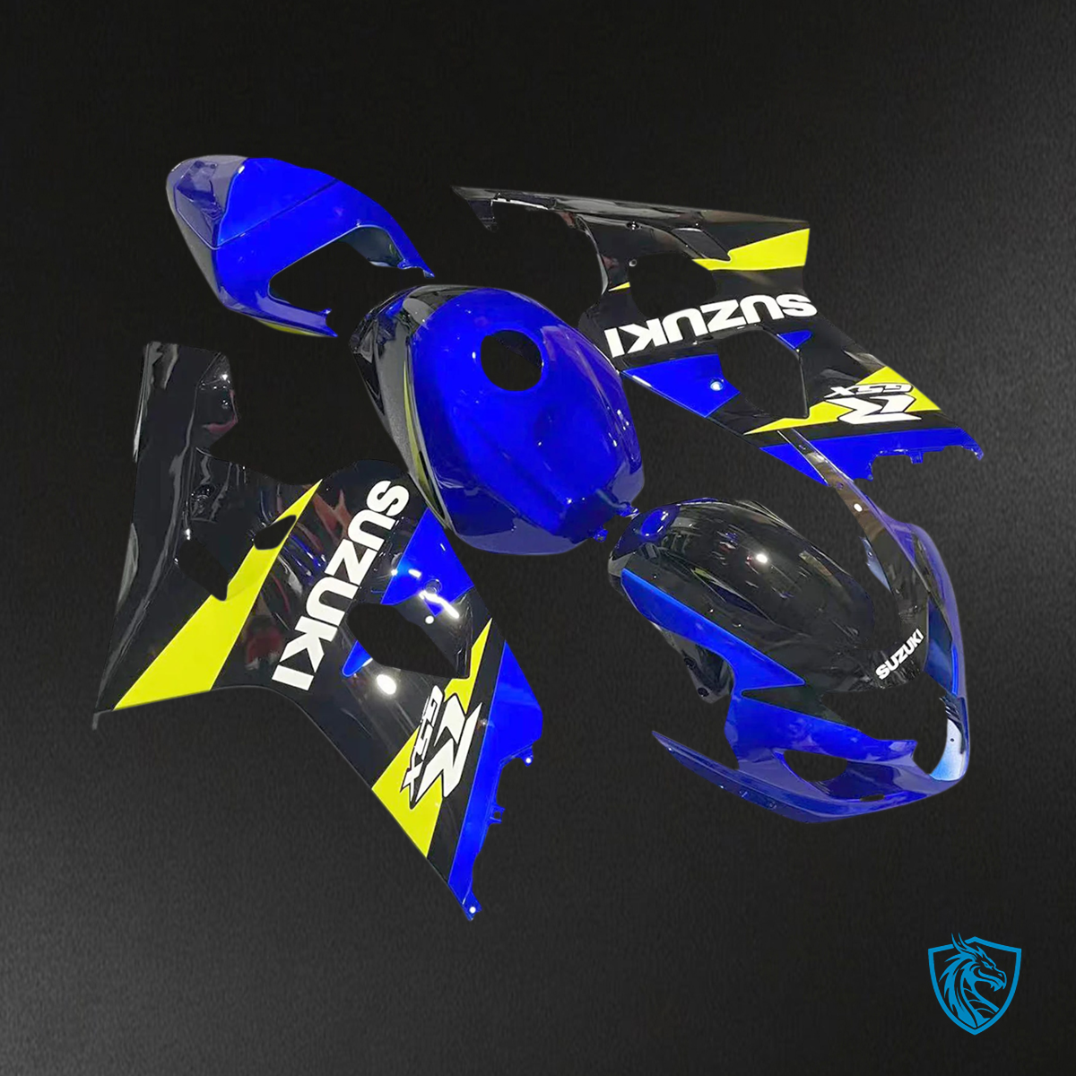 Suzuki GSXR 600-750 (2004-2005) Blue & Yellow - Fairing Kit