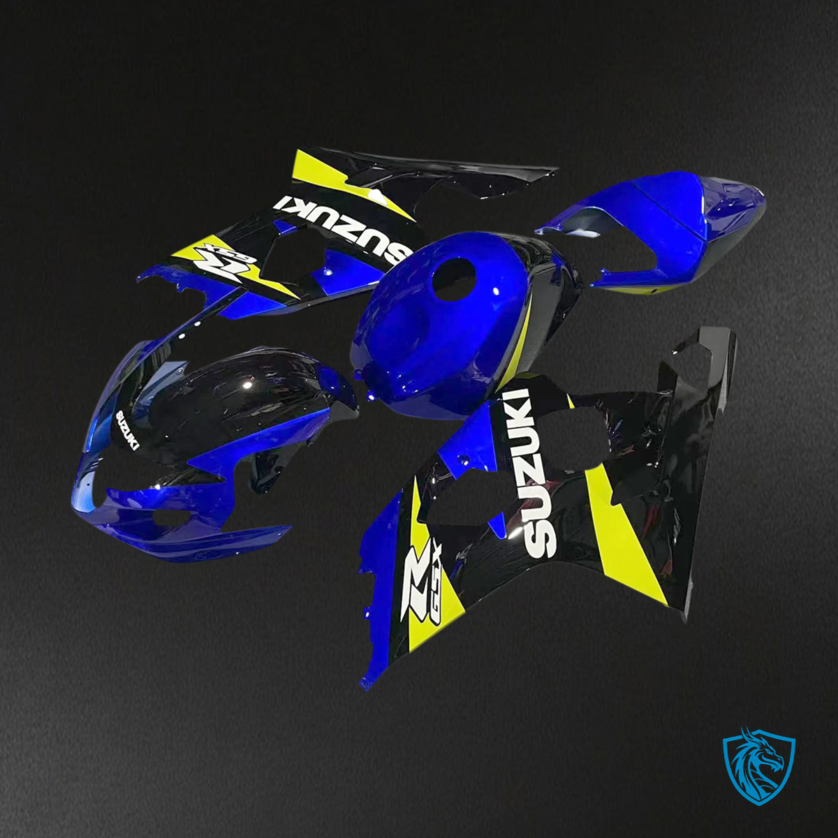 Suzuki GSXR 600-750 (2004-2005) Blue & Yellow - Fairing Kit