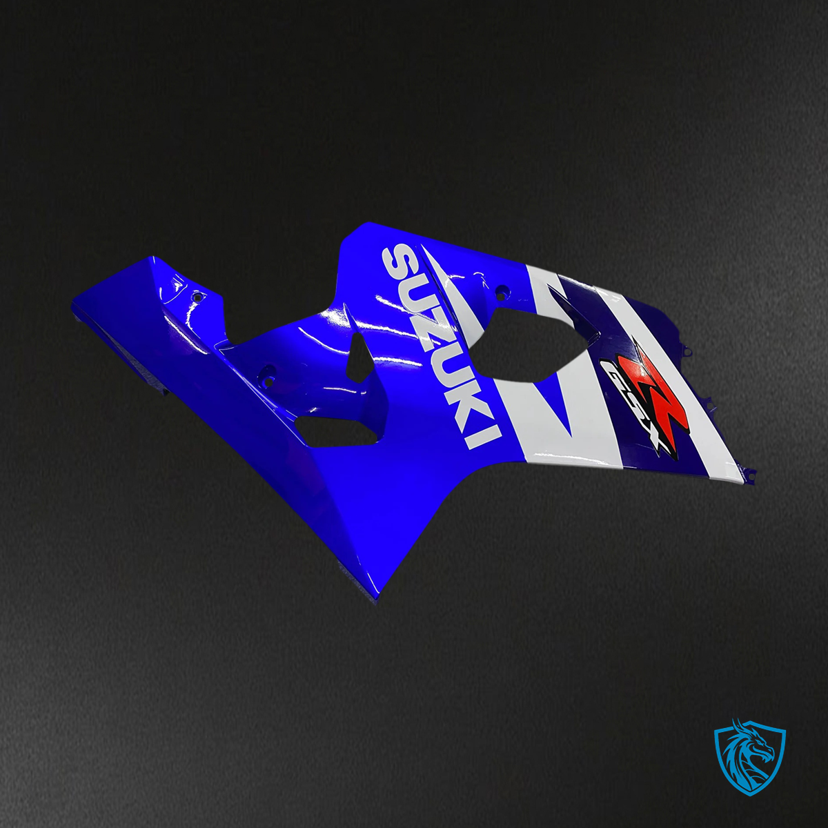 Suzuki GSXR 600-750 (2004-2005) Blue with White - Fairing Kit