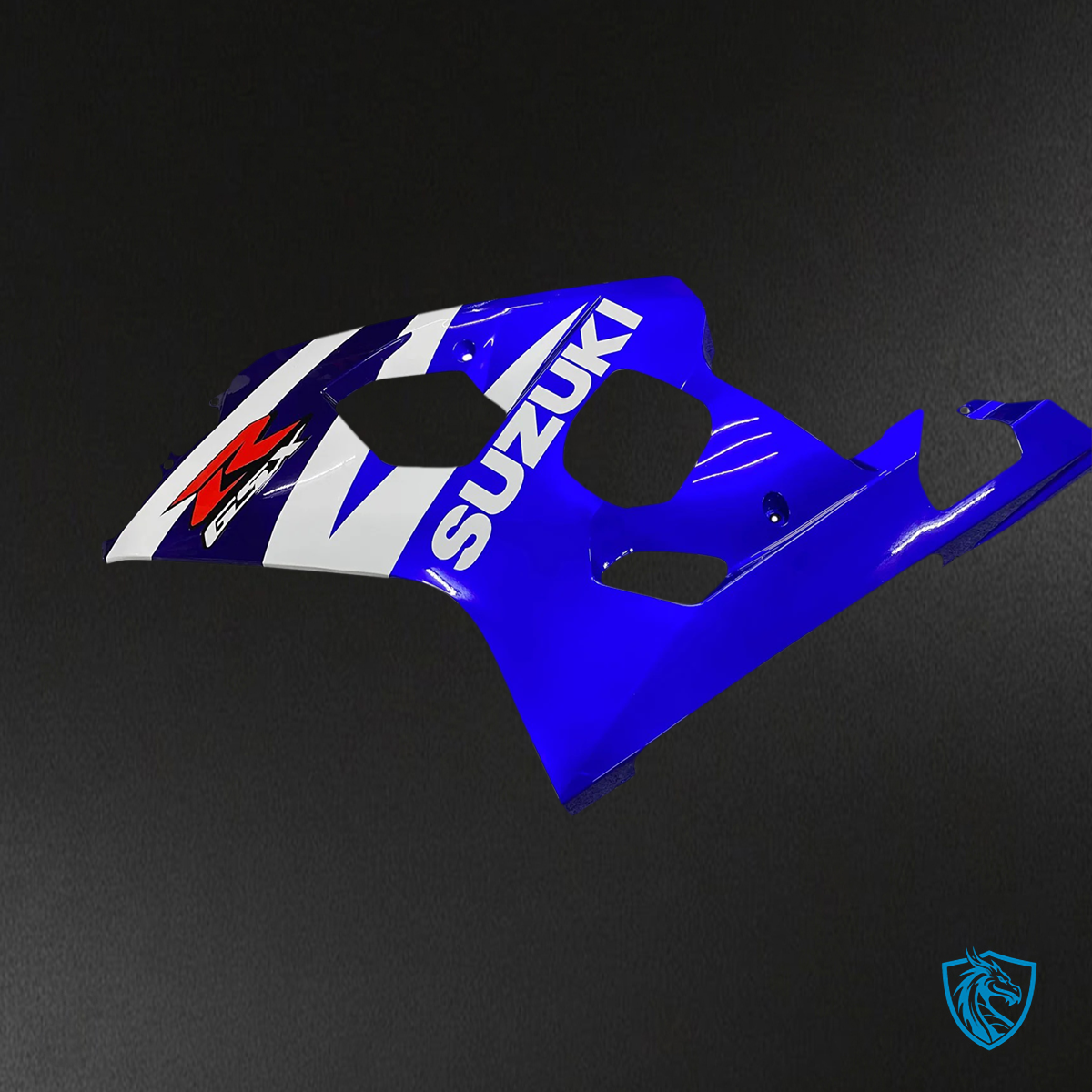 Suzuki GSXR 600-750 (2004-2005) Blue with White - Fairing Kit