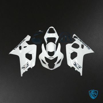 Suzuki GSXR 600-750 (2004-2005) White Injection Generic - MERGEment Motorcycle Fairings Kit