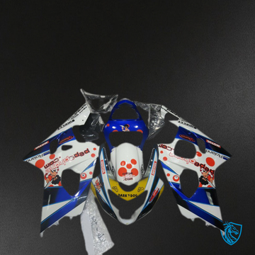 Suzuki GSXR 600-750 (2004-2005) Multicolour Dark Dog Motorcycle Fairings Kit | ABS Bodywork