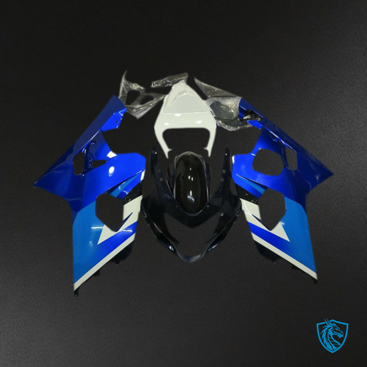 Suzuki GSXR 600-750 (2004-2005) Deep Blue Motorcycle - Custom ABS Fairing Kit
