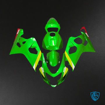 Suzuki GSXR 600-750 (2004-2005) Glossy Green - MERGEment Motorcycle Fairings Kit