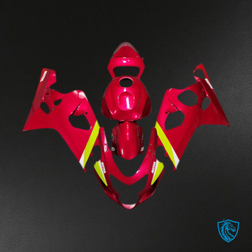 Suzuki GSXR 600-750 (2004-2005) Red Glossy Motorcycle - Custom ABS Fairing Kit