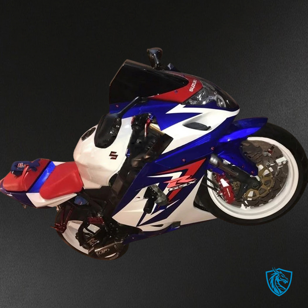 Suzuki GSXR 600-750 (2004-2005) Red, White & Blue - Fairing Kit