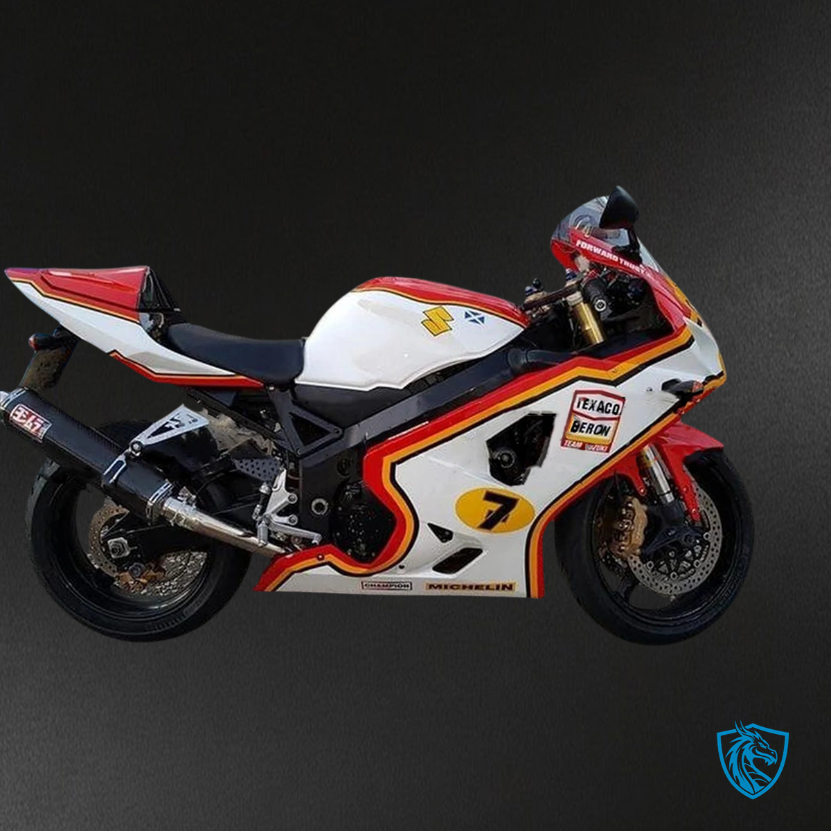 Suzuki GSXR 600-750 (2004-2005) Red, Yellow & White - Fairing Kit