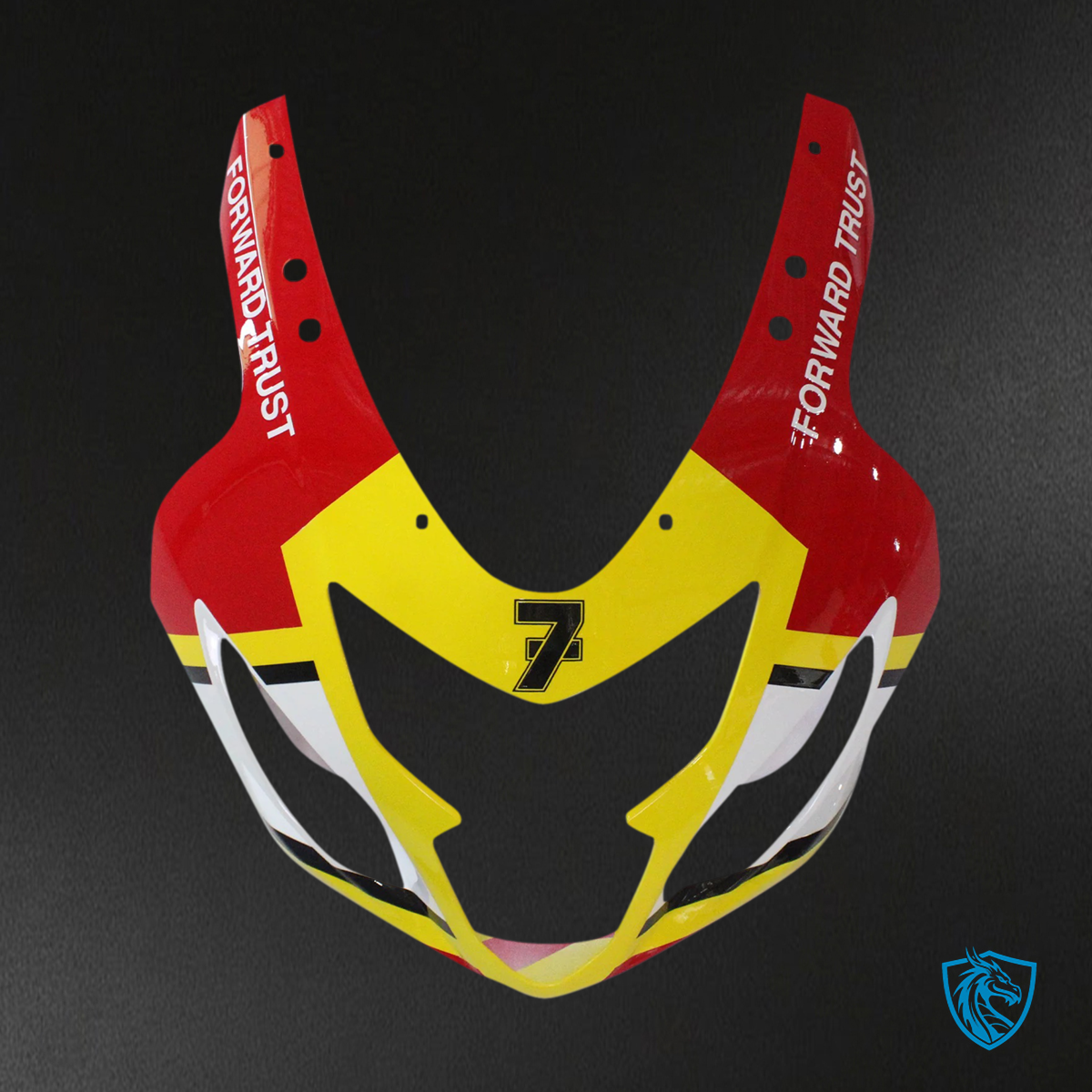 Suzuki GSXR 600-750 (2004-2005) Red, Yellow & White - Fairing Kit