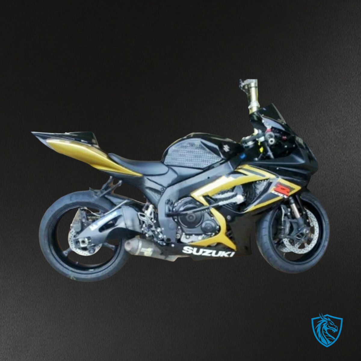 Suzuki GSXR 600-750 (2006-2007) Black & Gold - Fairing Kit