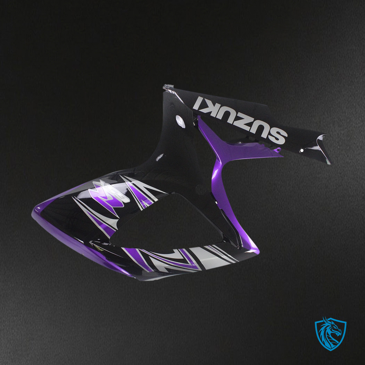 Suzuki GSXR 600-750 (2006-2007) Black & Purple - Fairing Kit